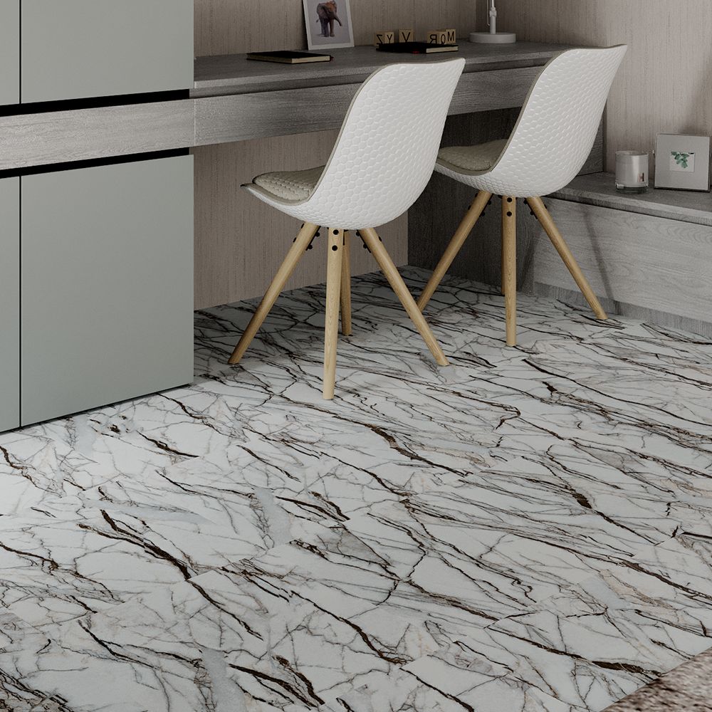 Плитка ПВХ клеевая LVT (кварц-виниловая) ART EAST Art Tile Hit Мрамор Червеолле 765 ATS 43кл (2.5х457,2х457.2мм) 3,34м² 1/16