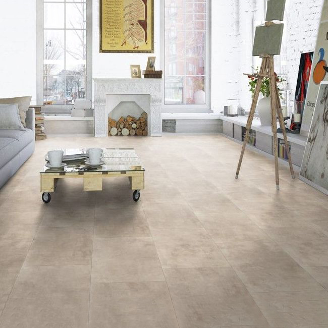 Плитка ПВХ замковая SPC (каменно-полимерная) TARKETT Prime Click Pale Beige 43кл (3,85х300х580мм) 1,74м² 1/10