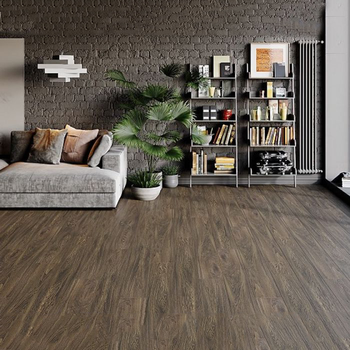 Плитка ПВХ замковая SPC (каменно-полимерная) ART EAST Armor Ясень карамельный ARM 93 33кл (9х196х1220мм) 1,6737м² 1/7