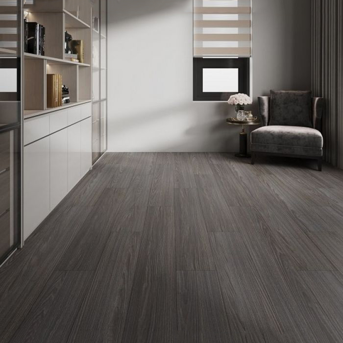 Плитка ПВХ замковая SPC (каменно-полимерная) ART EAST Armor Тик Сирокко ARM 84 33кл (9х196х1220мм) 1,6737м² 1/7