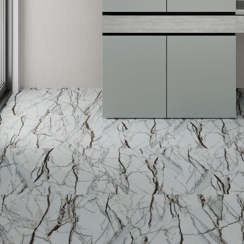 Плитка ПВХ клеевая LVT (кварц-виниловая) ART EAST Art Tile Hit Мрамор Червеолле 765 ATS 43кл (2.5х457,2х457.2мм) 3,34м² 1/16