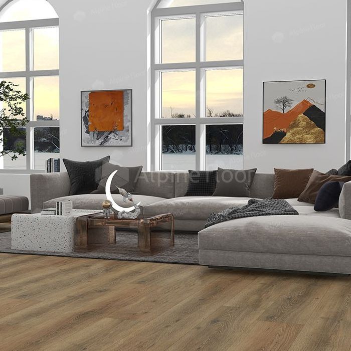 Плитка ПВХ замковая SPC (каменно-полимерная) ALPINE FLOOR Premium XL Дуб Эниф ECO 7-31 43кл (8х229х1800мм) 2,4732м² 1/6